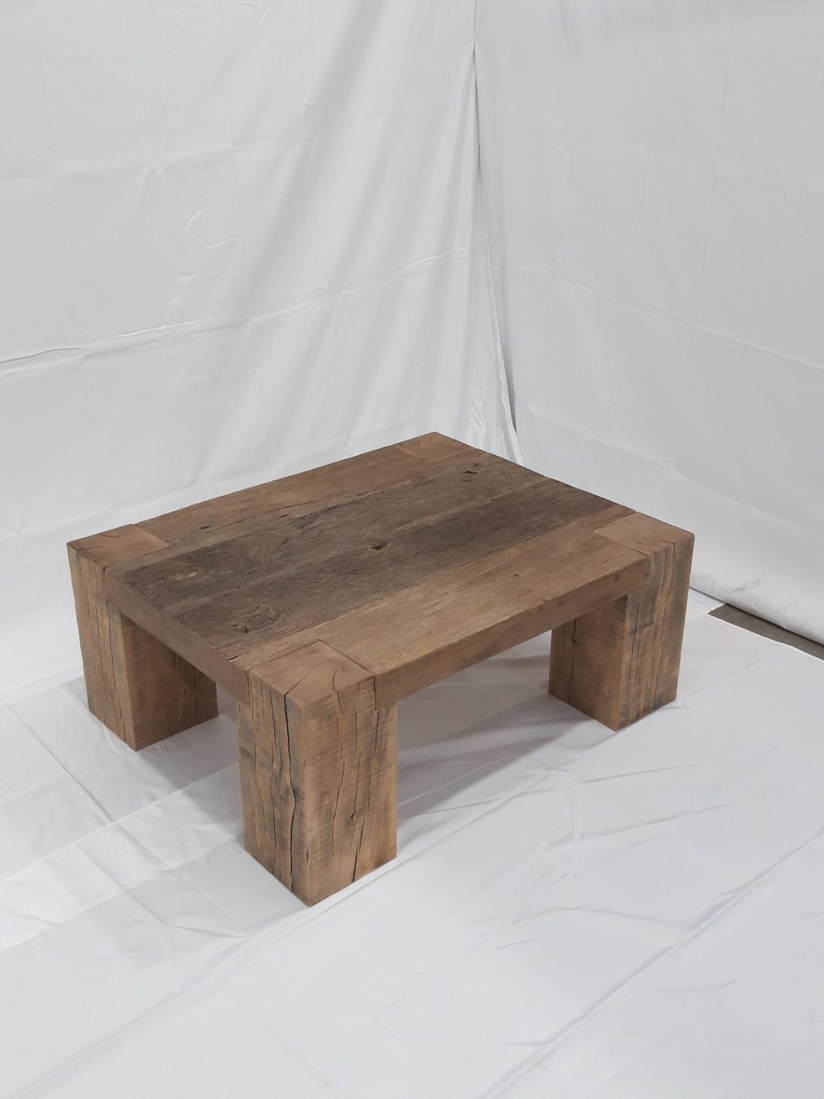 Chunky reclaimed oak coffee table